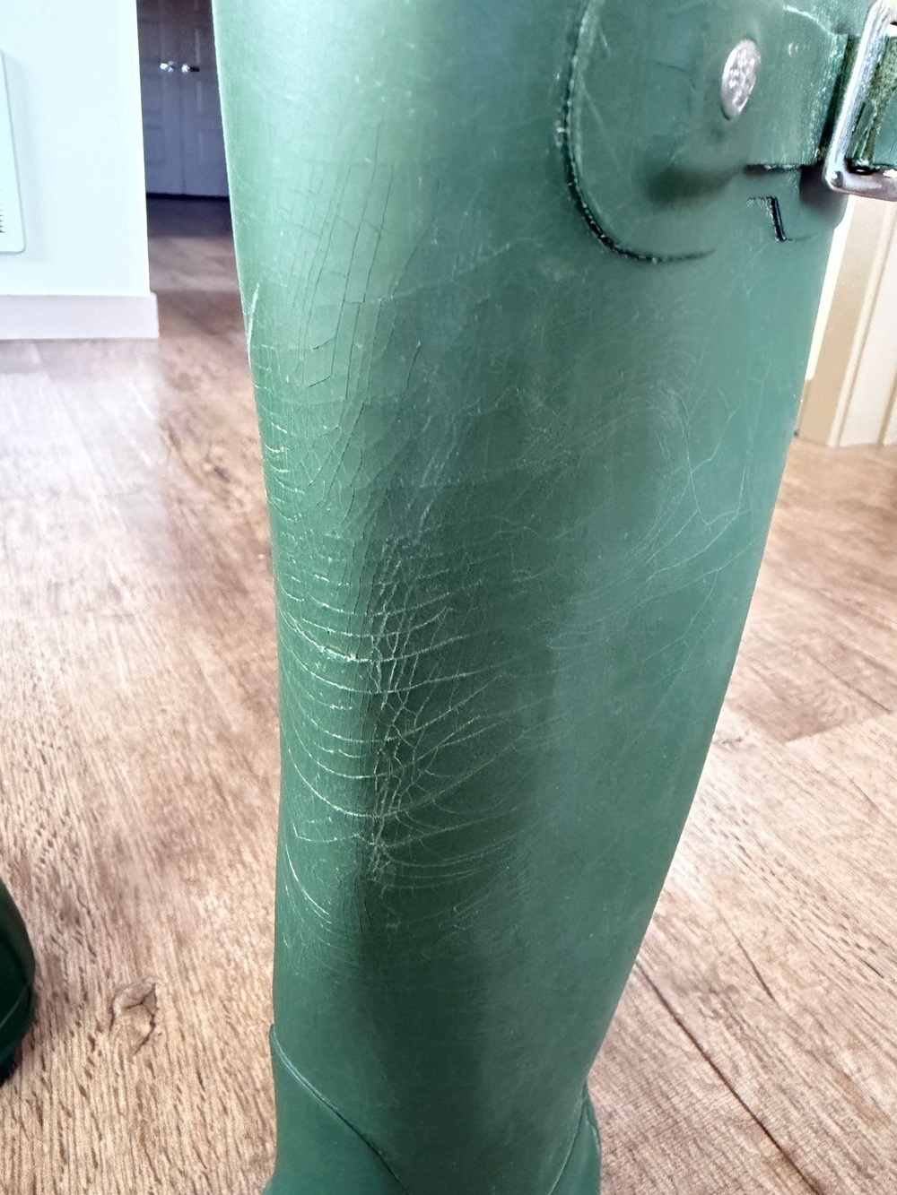 Hunter Matte Forest Green Tall Rain Boots - Picture 6 of 7